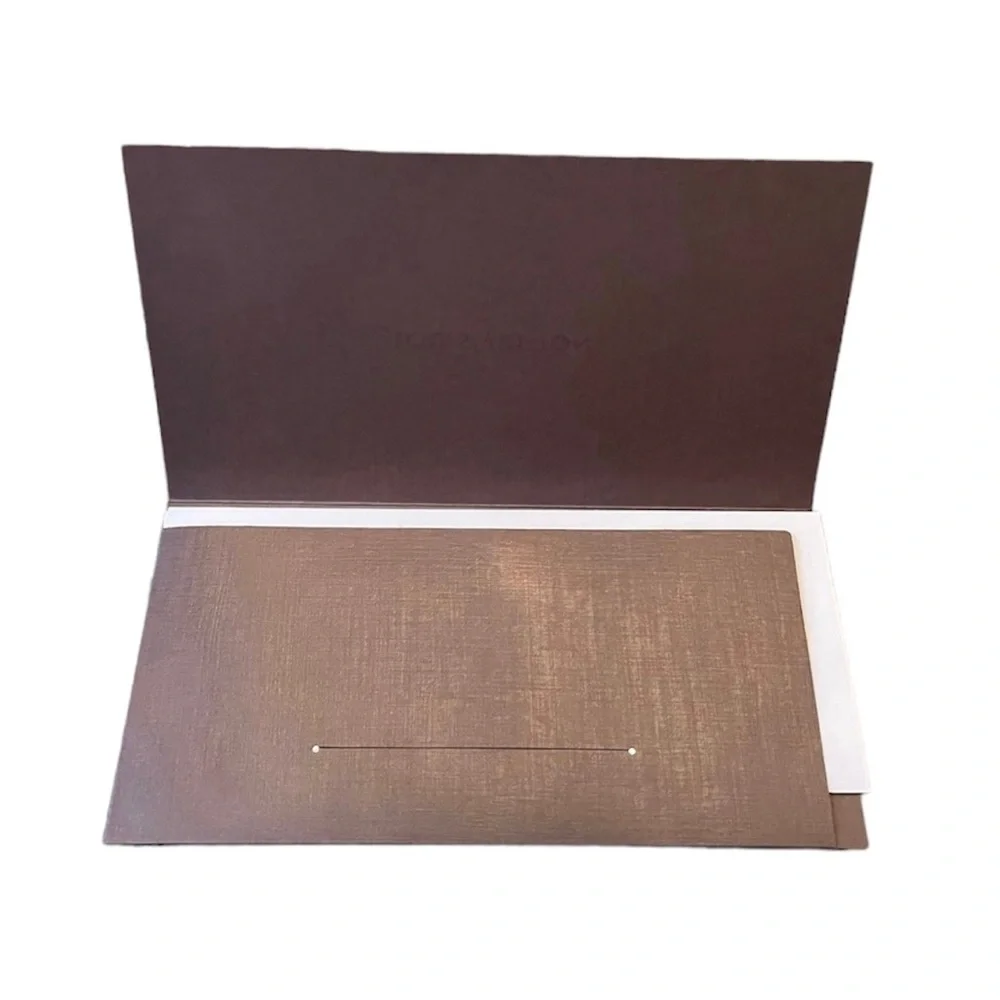 LOUIS VUITTON Brown Envelope Sleeve & Paper Slip